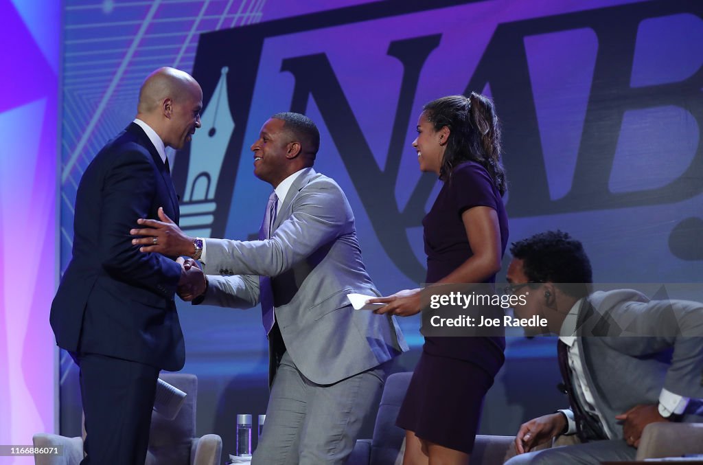 Democratic Presidential Candidates Attend The National Association of Black Journalists Convention In Miami