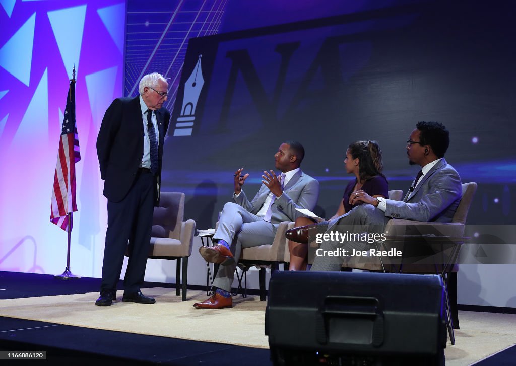 Democratic Presidential Candidates Attend The National Association of Black Journalists Convention In Miami