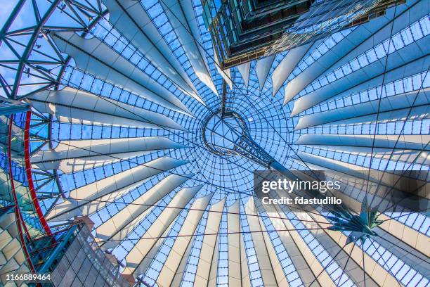 berlin - potsdammer platz - berlin sony center stock pictures, royalty-free photos & images