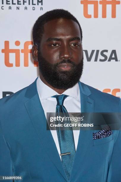 Canadian actor Shamier Anderson attends the premiere of "Endings, Beginnings" during the 2019 Toronto International Film Festival Day 4, September 8...