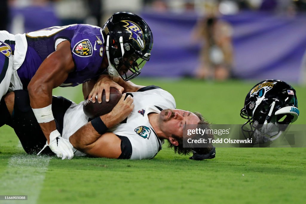 Jacksonville Jaguars v Baltimore Ravens