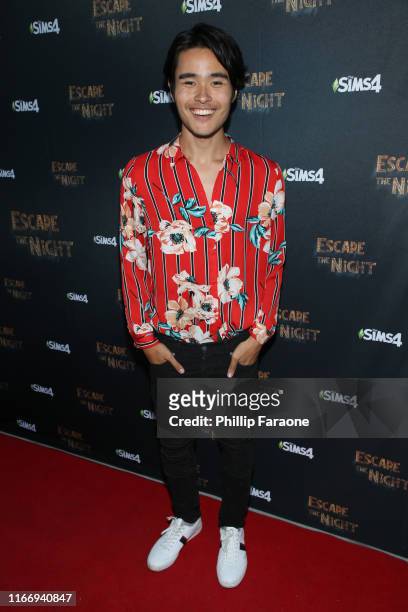 Will Jay attends Joey Graceffa's YouTube Original Series "Escape The Night" VIP Escape Room Experience at UTA on August 08, 2019 in Beverly Hills,...