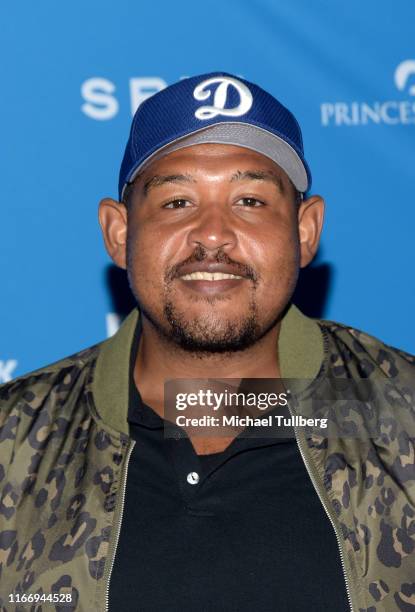 Omar Miller attends the 7th annual Ping Pong 4 Purpose celebrity tournament fundraiser at Dodger Stadium on August 08, 2019 in Los Angeles,...