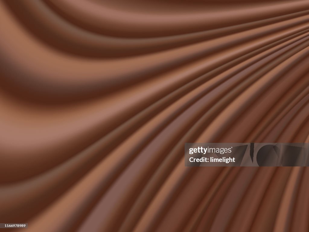 Fundo fluido abstrato do chocolate