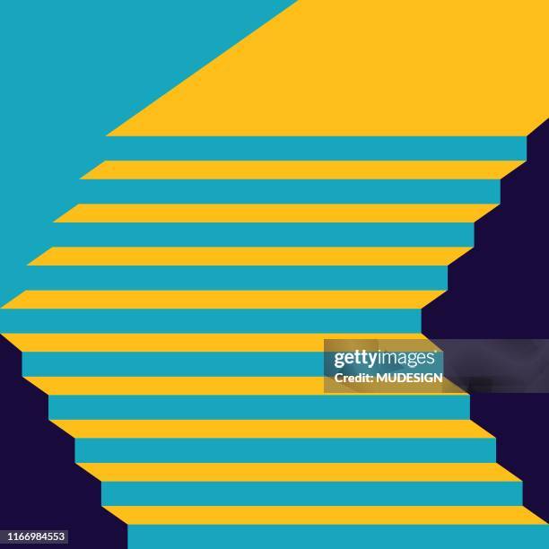 stair in up - staircase stock illustrations