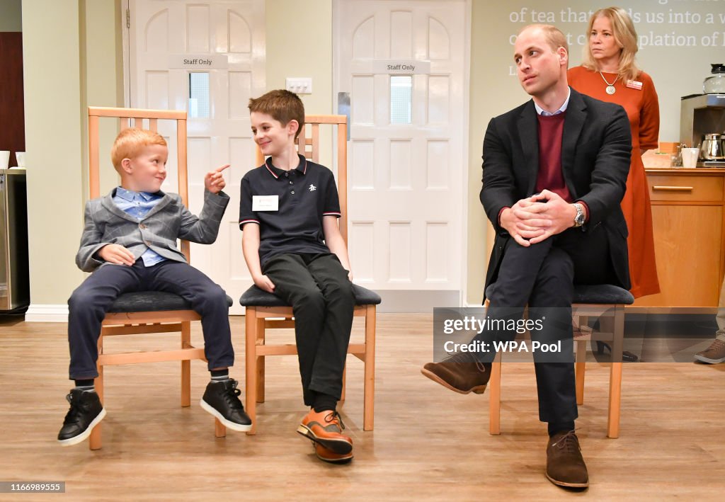 The Duke Of Cambridge Visits Harcombe House