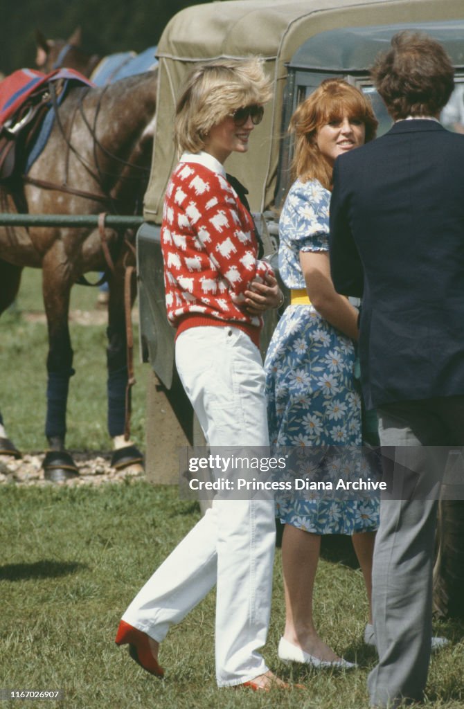 Sarah And Diana At Polo
