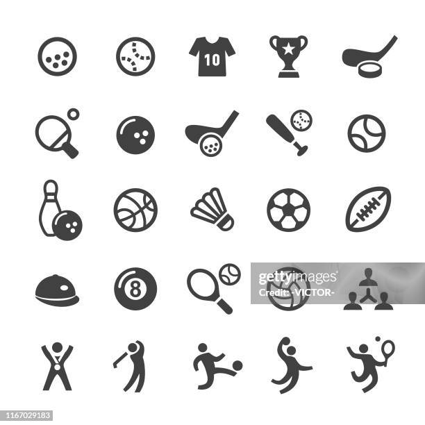 ball games icons - smart series - snooker stock illustrations