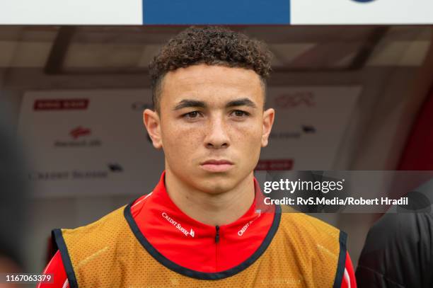 Ruben Vargas of Switzerland looks on during the UEFA Euro 2020 qualifier match between Switzerland and Gibraltar on September 8, 2019 at Stade de...