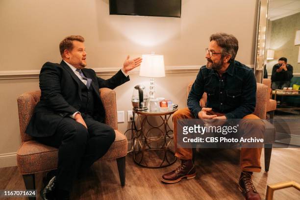 The Late Late Show with James Corden airing Wednesday, September 4 with guests Jillian Bell and Marc Maron.