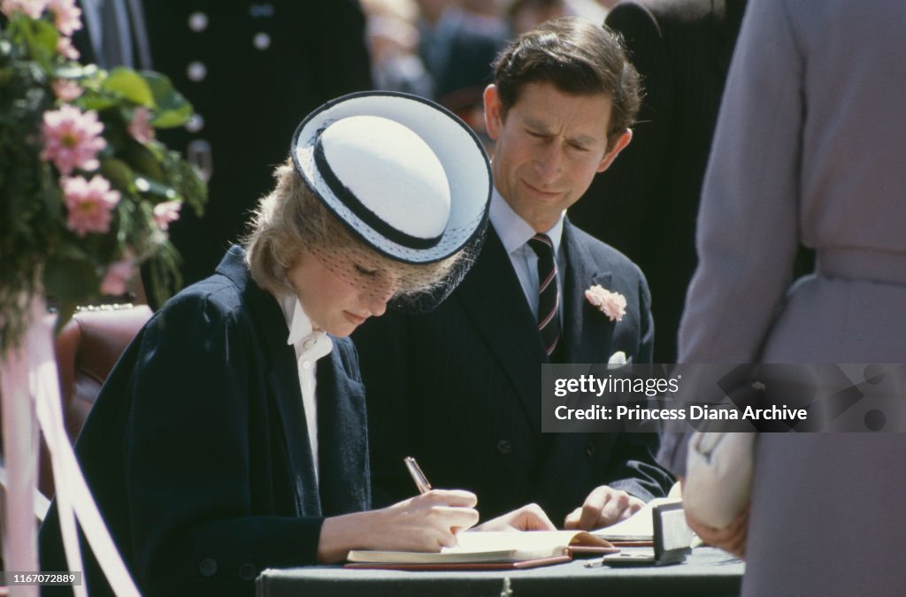 Charles And Diana In Chester And Warrington