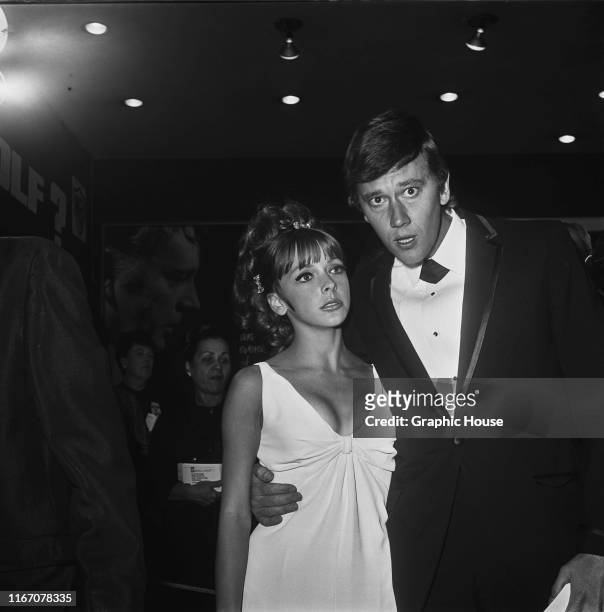 American actor Andrew Prine and his wife, actress Brenda Scott at the premiere of the film 'Who's Afraid of Virginia Woolf?' in Hollywood,...