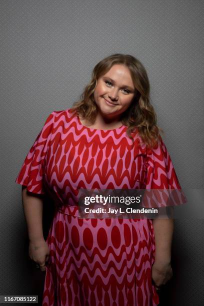 Actress Danielle Macdonald from 'I Am Woman' is photographed for Los Angeles Times on September 6, 2019 at the Toronto International Film Festival in...