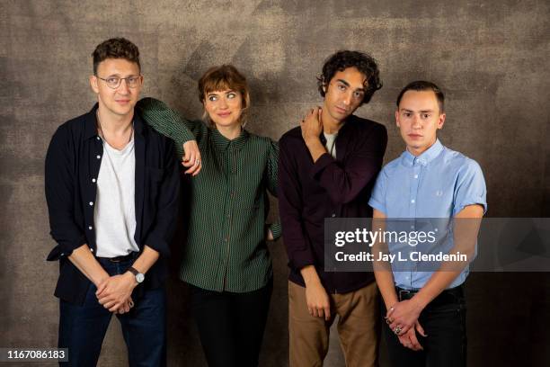 Director Joey Klein, actors Imogen Poots, Alex Wolff and Keir Gilchrist from 'Castle in the Ground' are photographed for Los Angeles Times on...