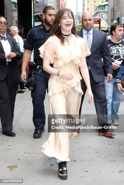 Ashleigh Cummings is seen on September 09, 2019 in New York City.