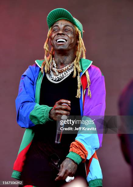 Lil Wayne performs onstage during the 2019 Outside Lands Music And Arts Festival at Golden Gate Park on August 09, 2019 in San Francisco, California.