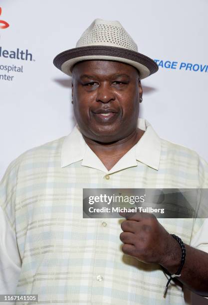 Former heavyweight champion James "Buster" Douglas attends the 19th annual Harold and Carole Pump Foundation Gala at The Beverly Hilton Hotel on...