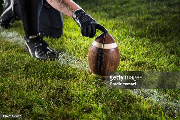 american football kick - football goal post stock pictures, royalty-free photos & images