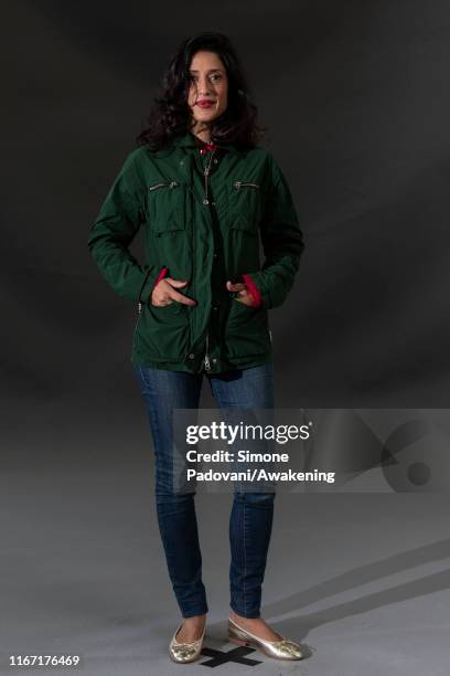 Pakistani writer Fatima Bhutto attends a photocall during Edinburgh International Book Festival 2019 on August 10, 2019 in Edinburgh, Scotland.