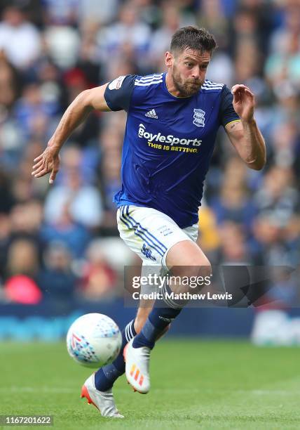 Lukas Jutkiewicz of Birmingham City during the Sky Bet Championship match between Birmingham City and Bristol City at St Andrew's Trillion Trophy...