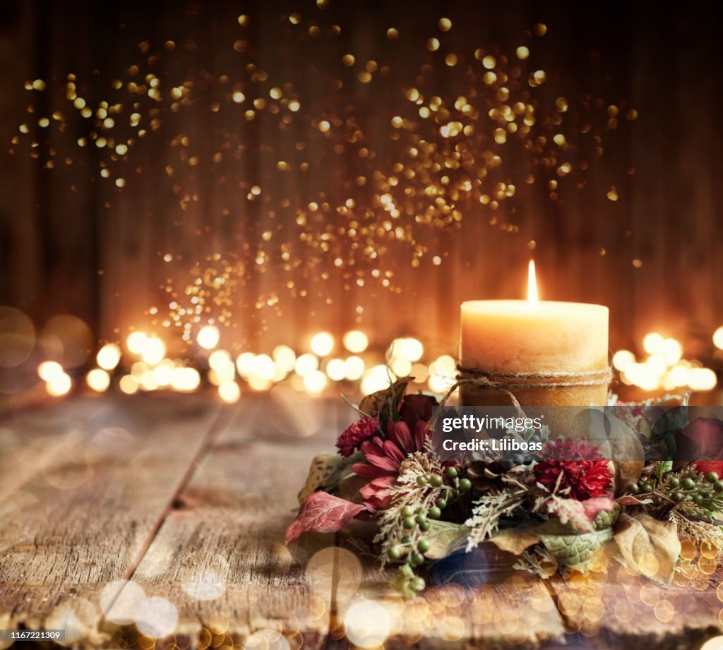 Holiday Candle Background