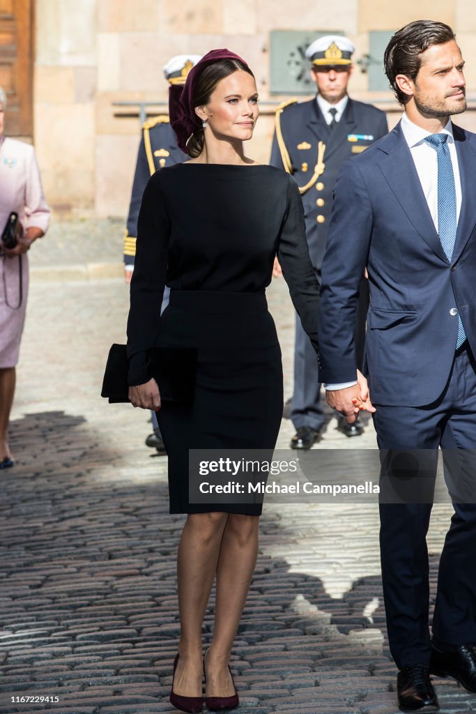 Swedish Royals Attend The Opening Of The Parliamentary Session