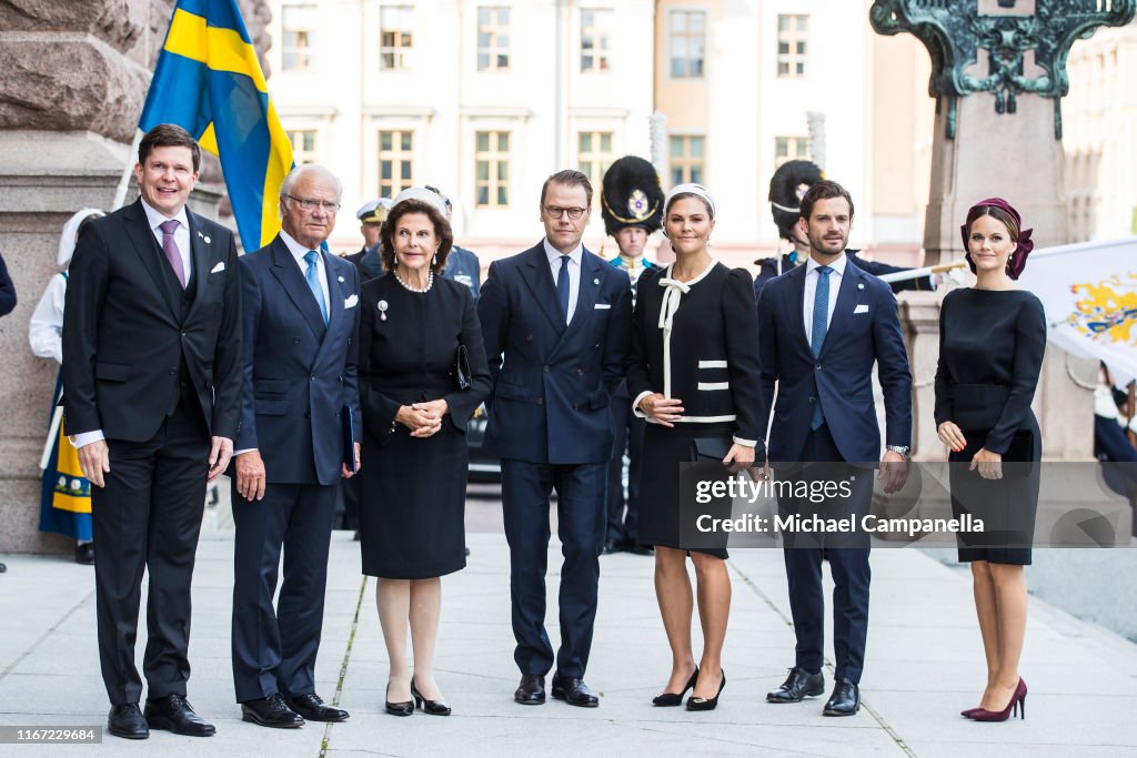 Swedish Royals Attend The Opening Of The Parliamentary Session