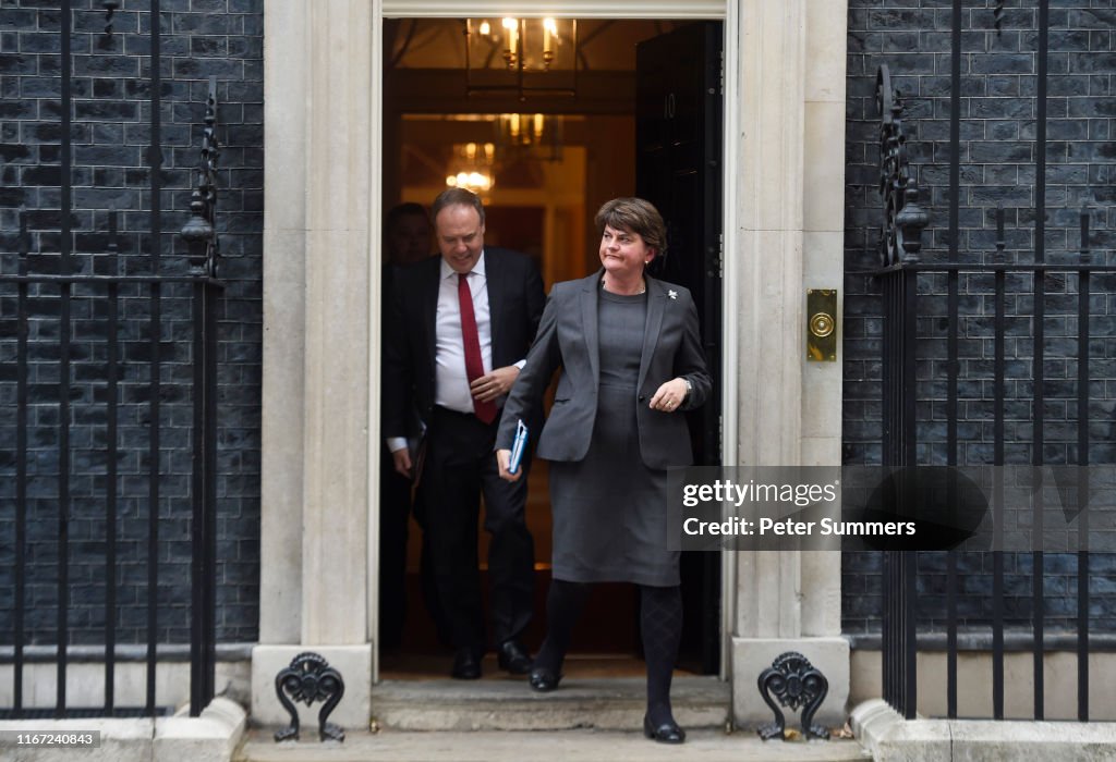 DUP Leaders Meet Boris Johnson For Talks