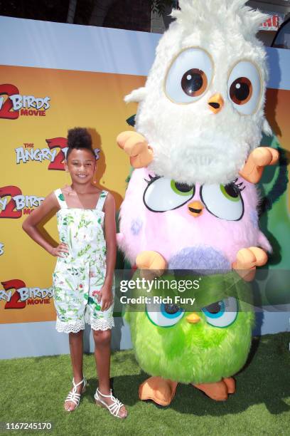 Genesis Tennon attends the Premiere of Sony's "The Angry Birds Movie 2" on August 10, 2019 in Los Angeles, California.