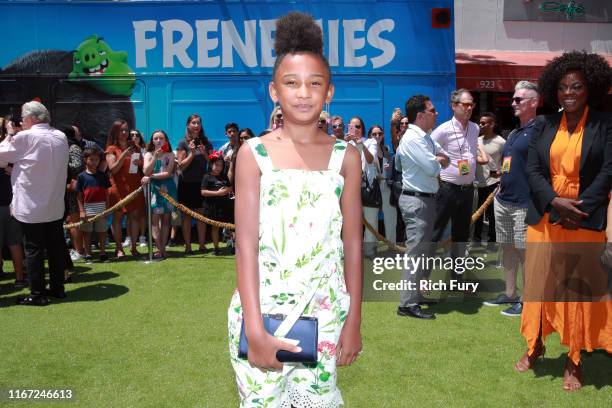 Genesis Tennon attends the Premiere of Sony's "The Angry Birds Movie 2" on August 10, 2019 in Los Angeles, California.