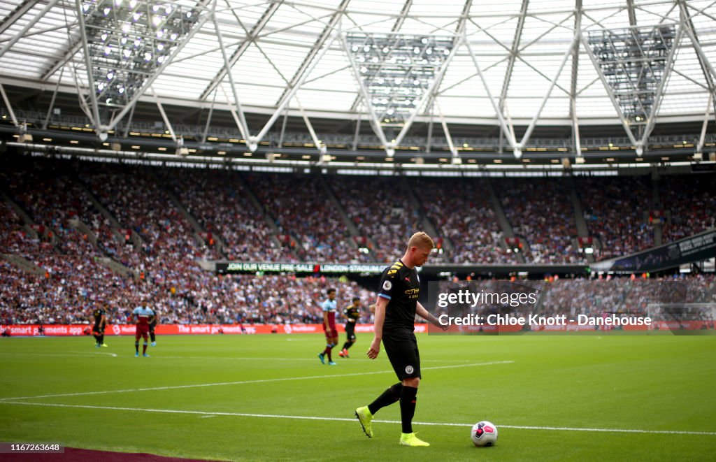 West Ham United v Manchester City - Premier League