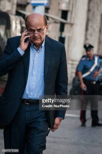 Pier Luigi Bersani Chairman of Articolo Uno - on the occasion of the vote of confidence in the government Giuseppe Conte bis on September 10, 2019 in...