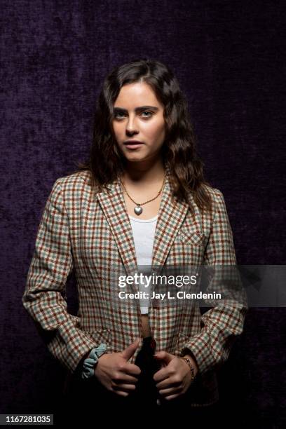 Actress Ally Ioannides from 'Synchronic' is photographed for Los Angeles Times on September 7, 2019 at the Toronto International Film Festival in...