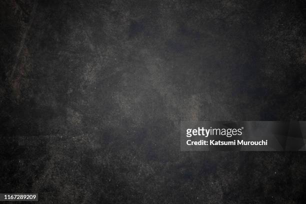 black grunge concrete wall texture background - black material stock pictures, royalty-free photos & images