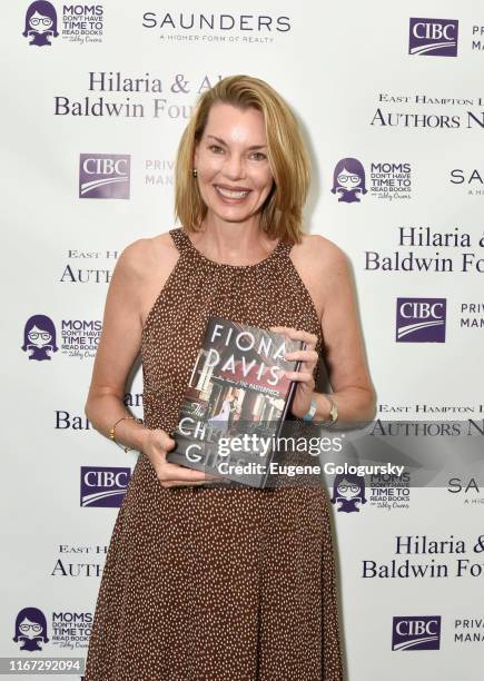 Fiona Davis attends Authors Night With The East Hampton Library on August 10, 2019 in East Hampton, New York.