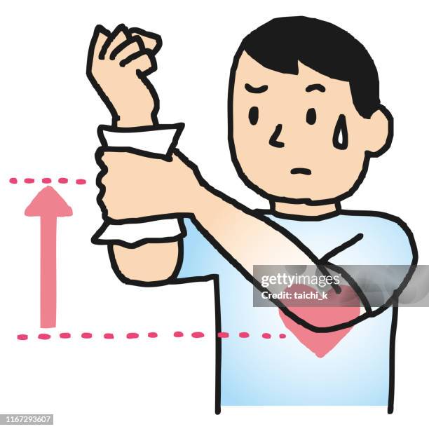 position for hemostasis - tourniquet stock illustrations