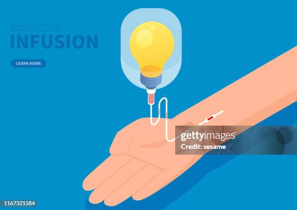 medical infusion pump intravenous treatment injection inspiration and creativity - iv drip stock illustrations