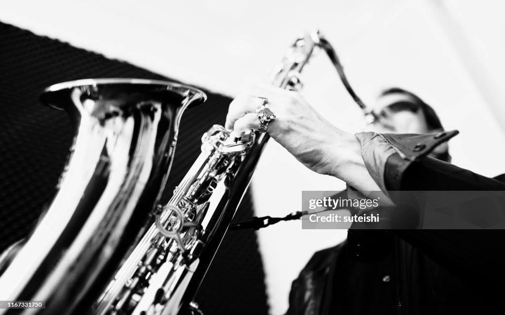 The Saxophone Player