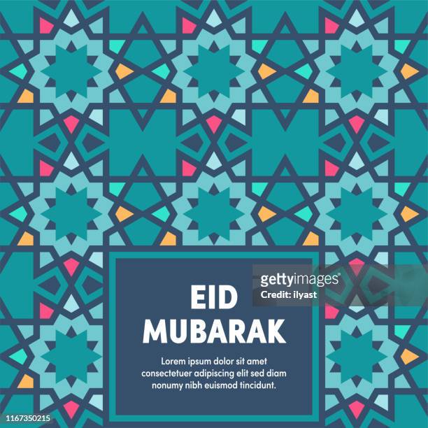 eid mubarak multipurpose business cover design - eid mubarak stock illustrations