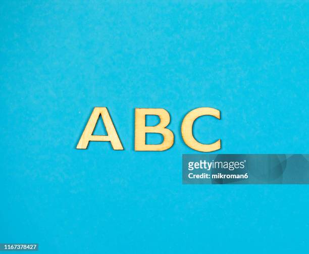 a,b,c letters - lettera a c foto e immagini stock