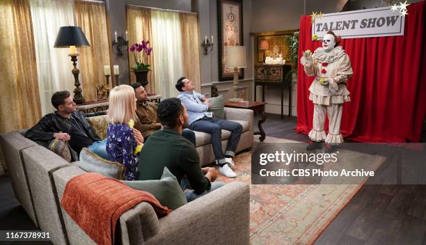 James as Pennywise the Clown from the movie IT is one of the final contestants on "The Bachelorette" on THE LATE LATE SHOW WITH JAMES CORDEN,...