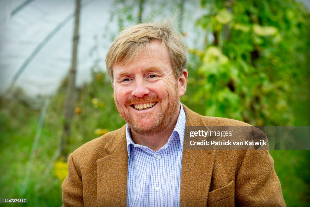 King Willem-Alexander Of The Netherlands Visits Cooperation Farmers In Boxtel