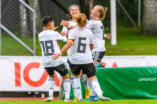 SWE: U17 Girl's Germany v U17 Girl's Spain - UEFA Tournament