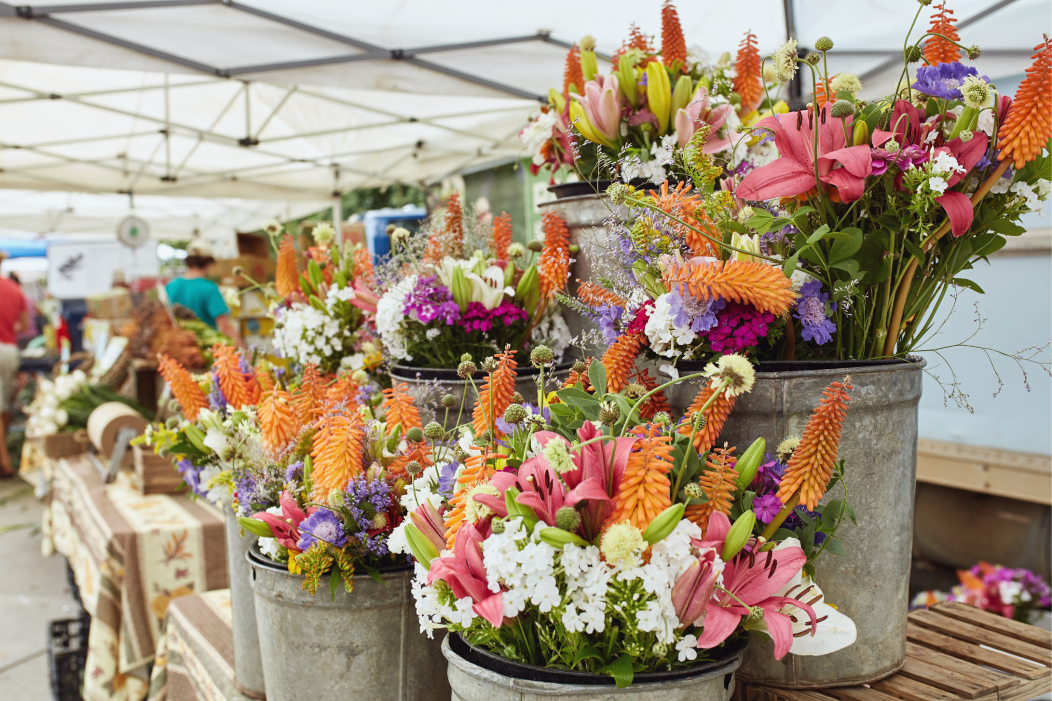 farmer's market flowers