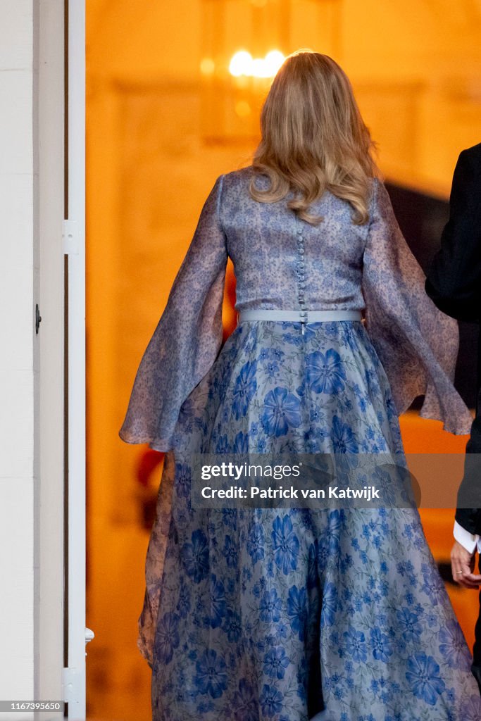 King Willem-Alexander Of The Netherlands And Queen Maxima Host Gala Diner For Council At Noordeinde Palace