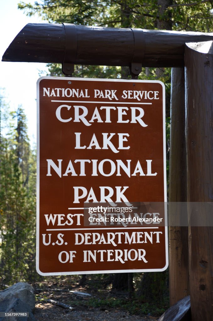 Crater Lake National Park in Oregon, USA