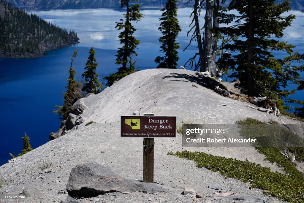 Crater Lake National Park in Oregon, USA