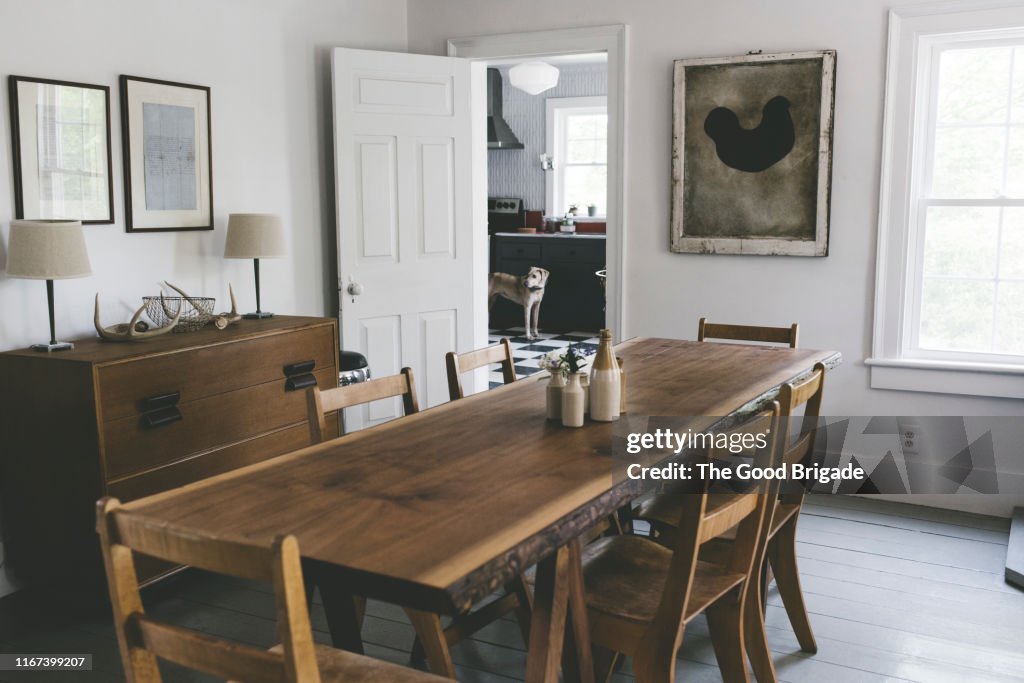 Empty dining room