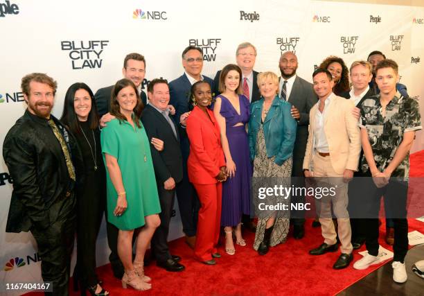 World Premiere - Arrivals -- Pictured: Josh Kelly; Tracey Pakosta, Co-President, Scripted Programming NBC Entertainment; Lisa Katz, Co-President,...