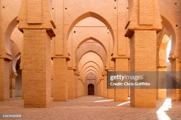 tin mal mosque architecture, southern morocco - marrakech imagens e fotografias de stock